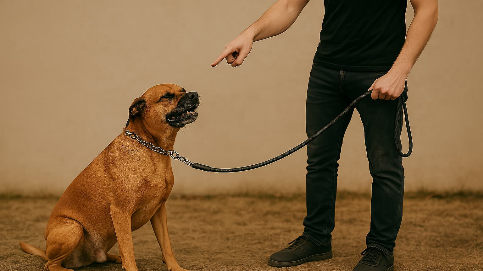 Les méthodes coercitives en éducation canine : un contrôle illusoire.